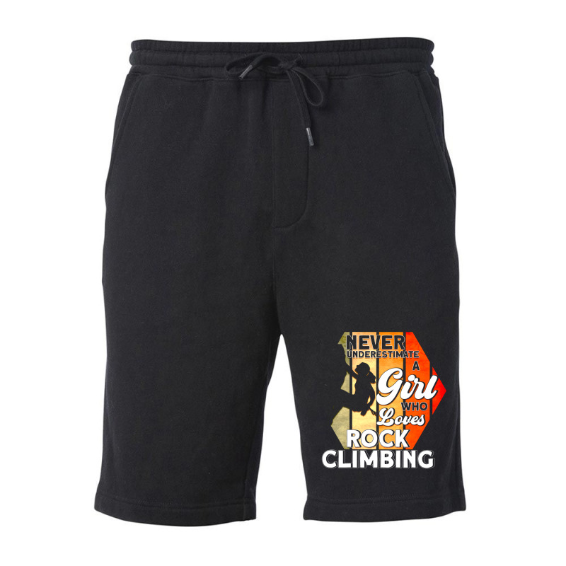 Rock Climbing Climber Climbing Retro Fleece Short | Artistshot