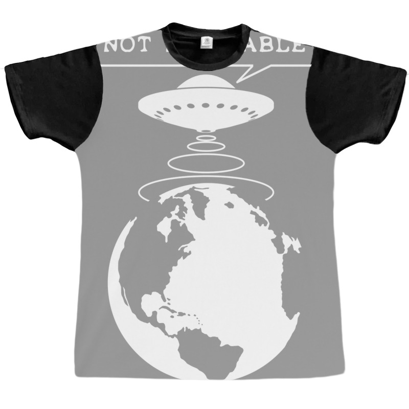 Planet Not Habitable Green Graphic T-shirt | Artistshot