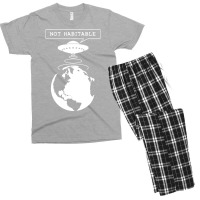 Planet Not Habitable Green Men's T-shirt Pajama Set | Artistshot