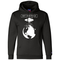 Planet Not Habitable Green Champion Hoodie | Artistshot