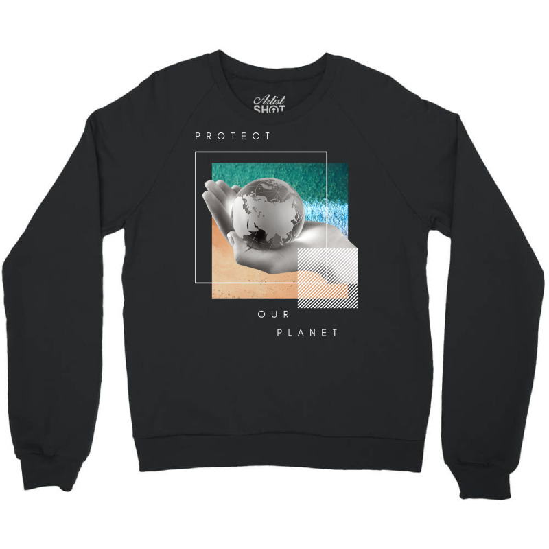 Protect Our Planet Retro Crewneck Sweatshirt | Artistshot