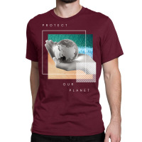 Protect Our Planet Retro Classic T-shirt | Artistshot