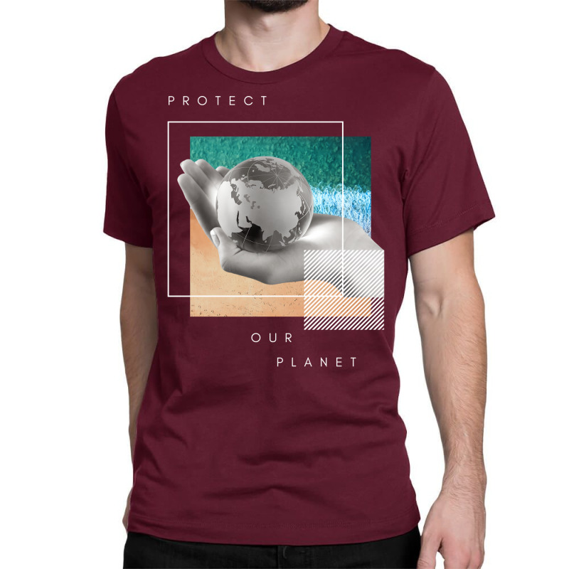 Protect Our Planet Retro Classic T-shirt | Artistshot