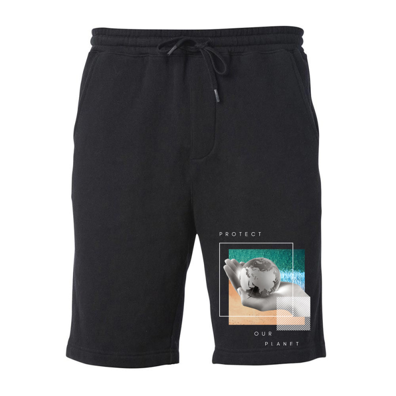 Protect Our Planet Retro Fleece Short | Artistshot