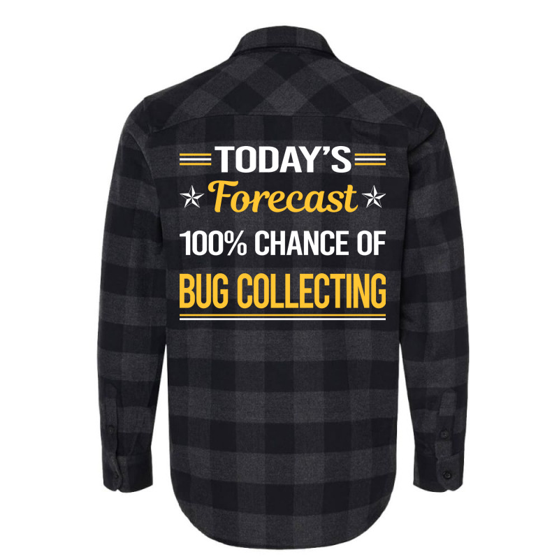 Today Forecast Bug Collecting Insect Insects Bugs Flannel Shirt | Artistshot