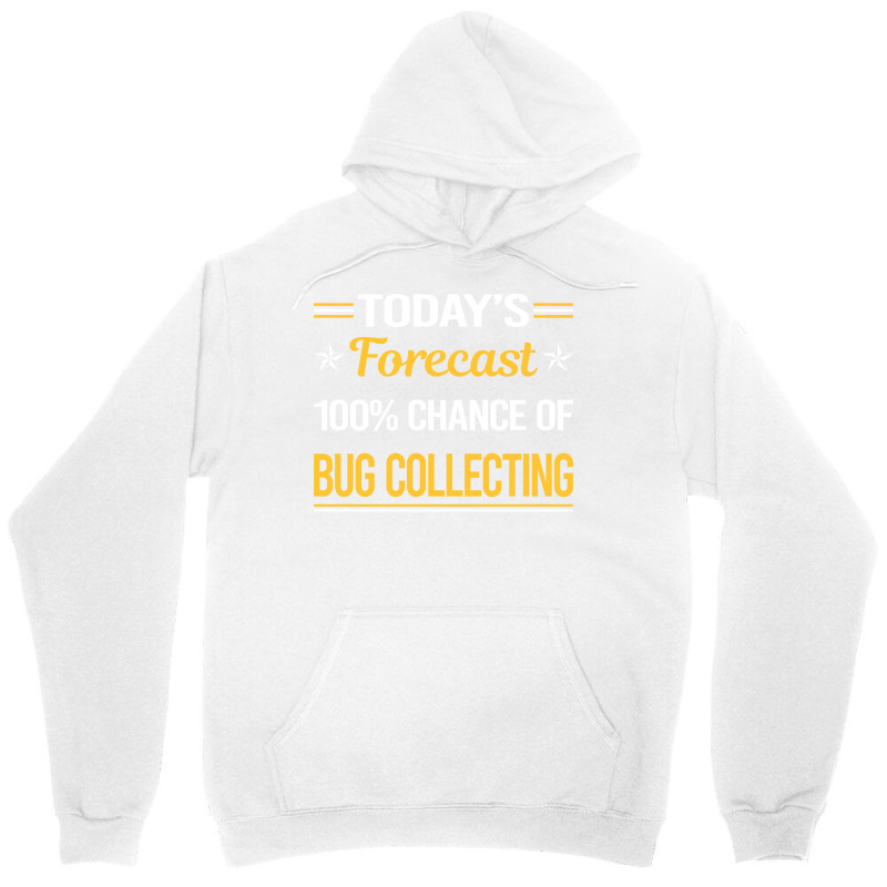 Today Forecast Bug Collecting Insect Insects Bugs Unisex Hoodie | Artistshot