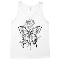 Soft Grunge Rose Butterfly Fairycore Aesthetic Lov Tank Top | Artistshot