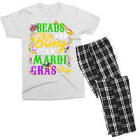 Mardi Gras Outfits Clothes For Mens Womens Kids To Men's T-shirt Pajama Set | Artistshot