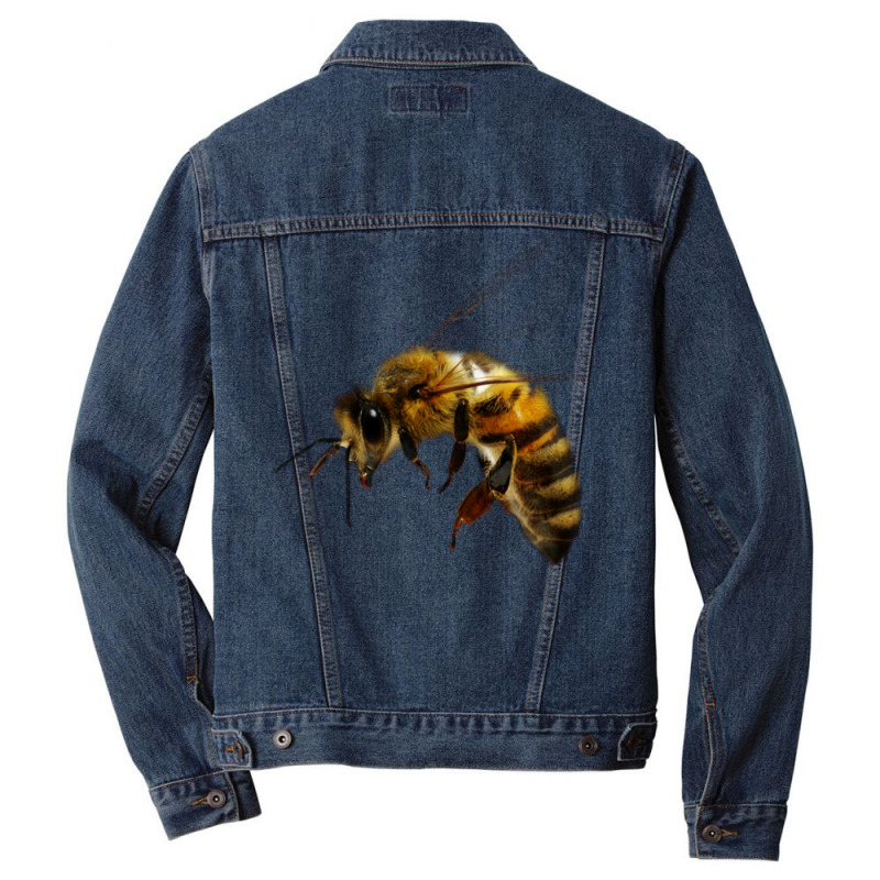 Bees Men Denim Jacket by mazzaotabex | Artistshot