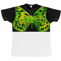 Butterfly Color Green Cool Graphic T-shirt | Artistshot