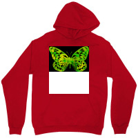 Butterfly Color Green Cool Unisex Hoodie | Artistshot