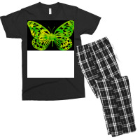 Butterfly Color Green Cool Men's T-shirt Pajama Set | Artistshot