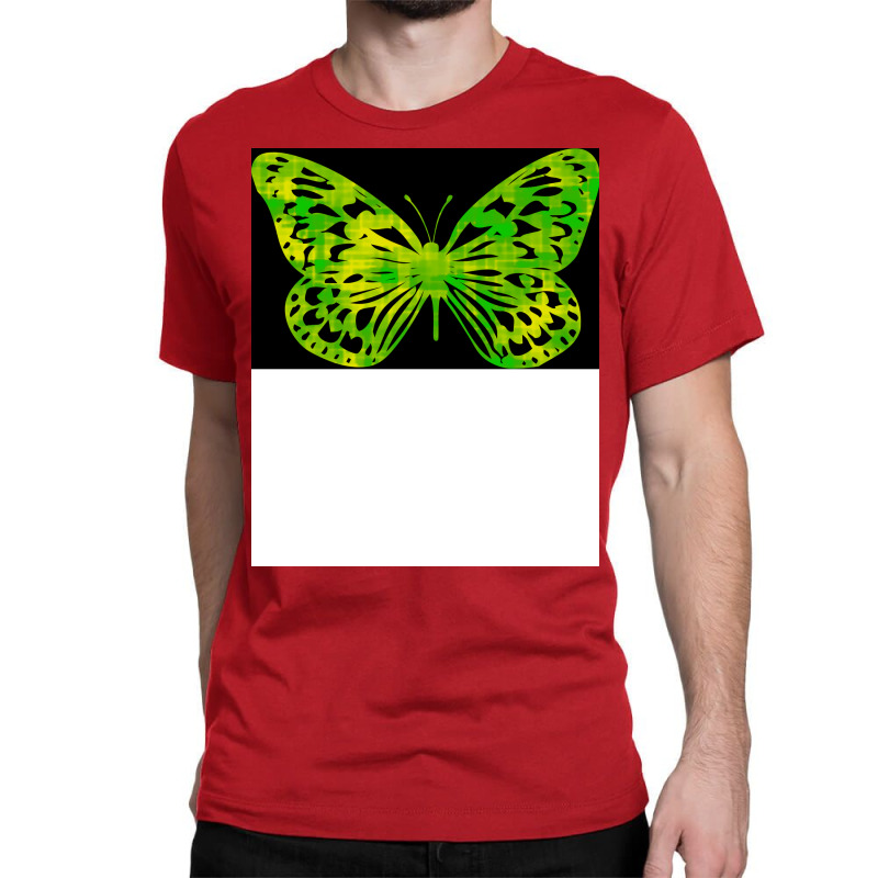 Butterfly Color Green Cool Classic T-shirt | Artistshot