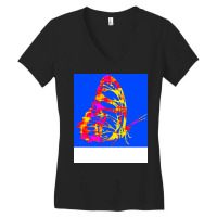 Butterfly Funny Aesthetic Women's V-neck T-shirt | Artistshot