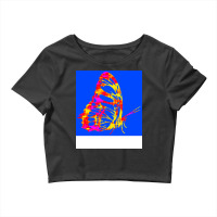 Butterfly Funny Aesthetic Crop Top | Artistshot