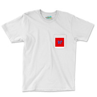 Butterfly Nature Red Pocket T-shirt | Artistshot