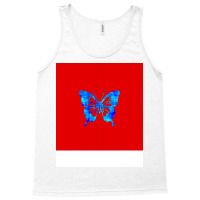 Butterfly Nature Red Tank Top | Artistshot