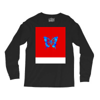 Butterfly Nature Red Long Sleeve Shirts | Artistshot