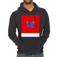 Butterfly Nature Red Vintage Hoodie | Artistshot