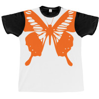 Butterfly Orange Girl Graphic T-shirt | Artistshot