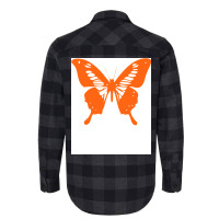 Butterfly Orange Girl Flannel Shirt | Artistshot