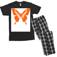 Butterfly Orange Girl Men's T-shirt Pajama Set | Artistshot