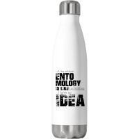 Entomology Aesthetic Stainless Steel Water Bottle | Artistshot