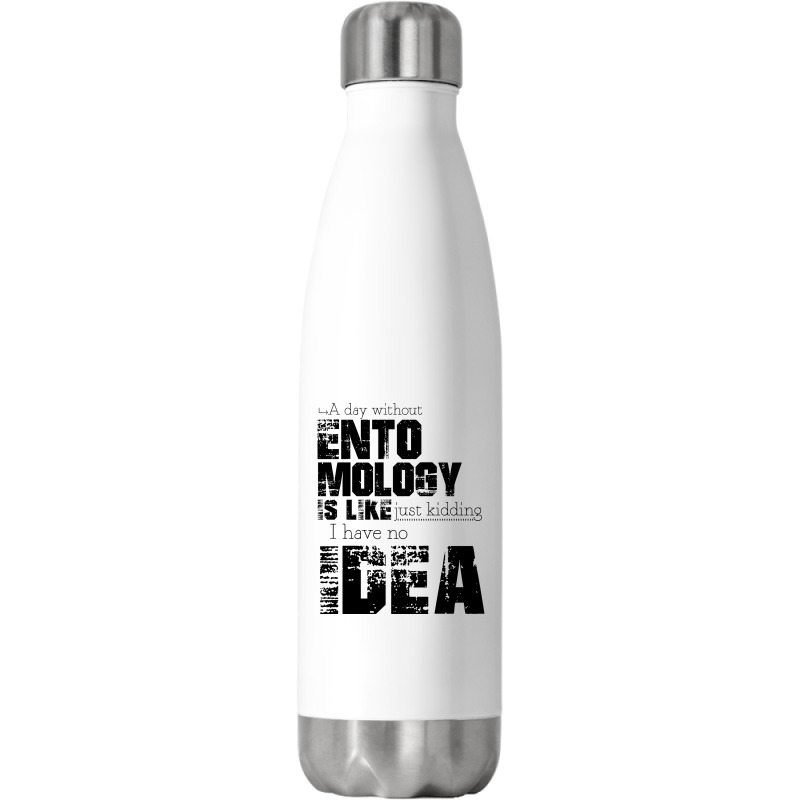 Entomology Aesthetic Stainless Steel Water Bottle | Artistshot