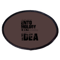 Entomology Aesthetic Oval Patch | Artistshot