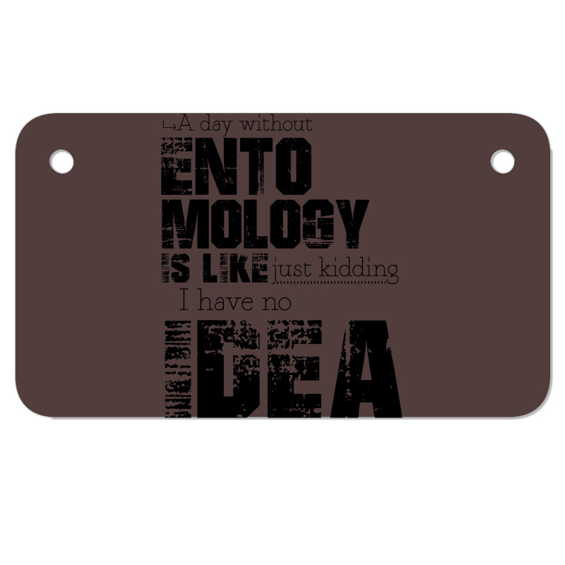 Entomology Aesthetic Motorcycle License Plate | Artistshot