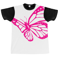 Butterfly Pink Tumblr Graphic T-shirt | Artistshot