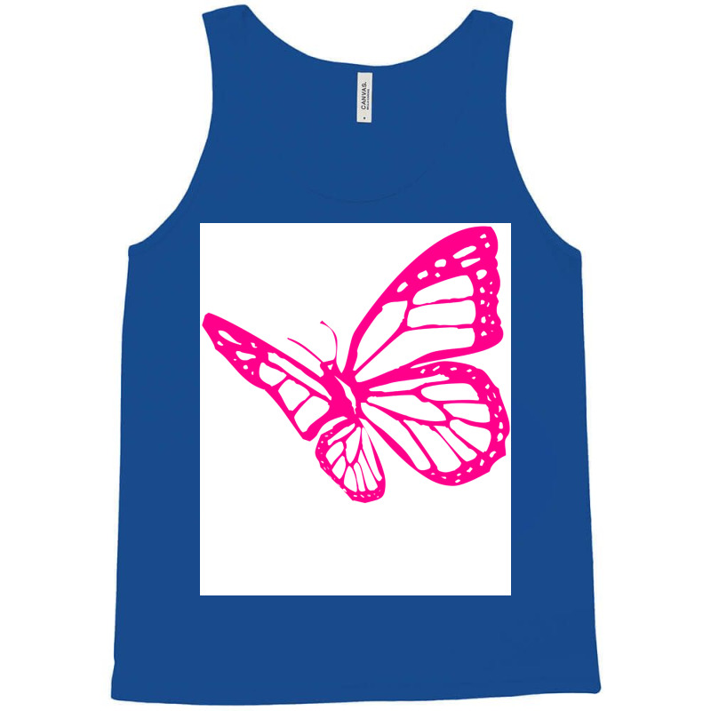 Butterfly Pink Tumblr Tank Top | Artistshot