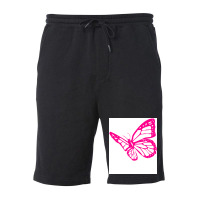 Butterfly Pink Tumblr Fleece Short | Artistshot