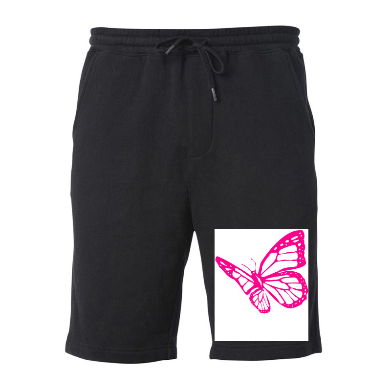 Butterfly Pink Tumblr Fleece Short | Artistshot