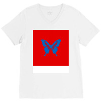 Butterfly Summer V-neck Tee | Artistshot