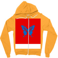 Butterfly Summer Zipper Hoodie | Artistshot