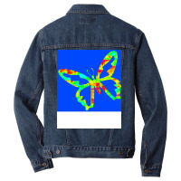 Butterfly Vintage Hippie Men Denim Jacket | Artistshot