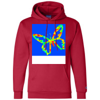 Butterfly Vintage Hippie Champion Hoodie | Artistshot