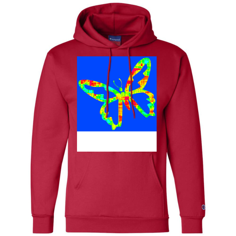 Butterfly Vintage Hippie Champion Hoodie | Artistshot