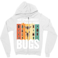 Entomology Biology Design For A Entomologist Blue Zipper Hoodie | Artistshot