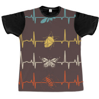 Entomology Entomologist Insects Bugs Heartbeat 70s Graphic T-shirt | Artistshot