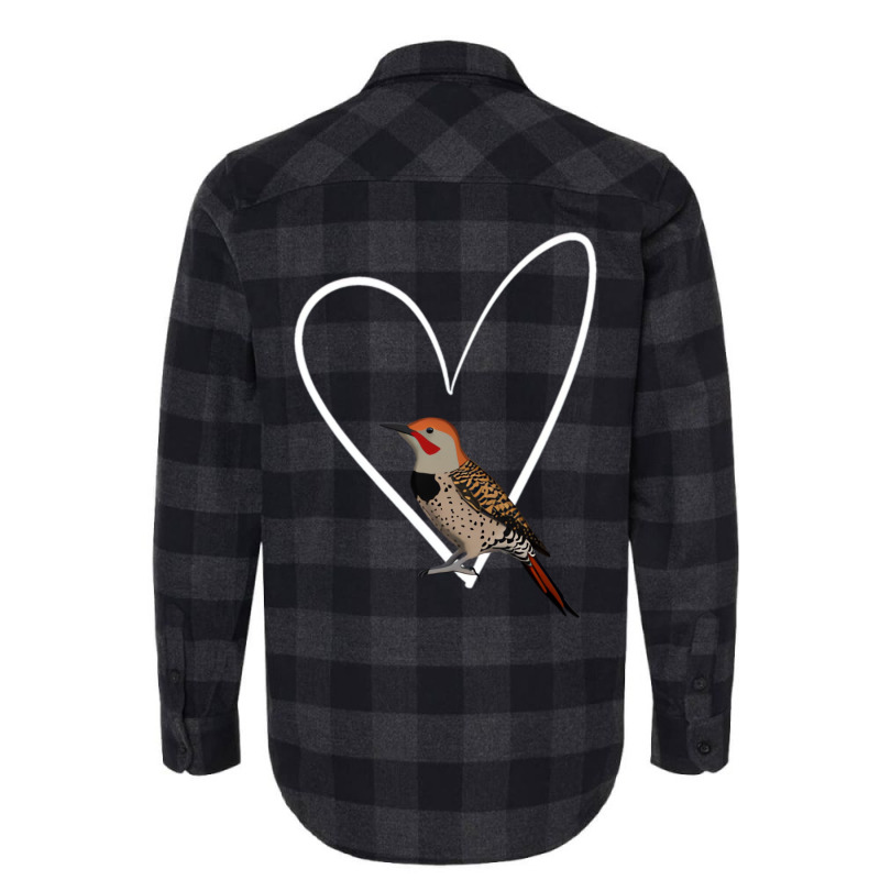 Northern Flicker Bird Birdlover Birdwatcher Animal Flannel Shirt | Artistshot