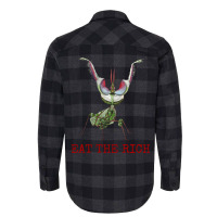 Eat The Rich Idolomantis Diabolica Devils Flower M Flannel Shirt | Artistshot