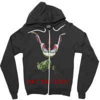 Eat The Rich Idolomantis Diabolica Devils Flower M Zipper Hoodie | Artistshot