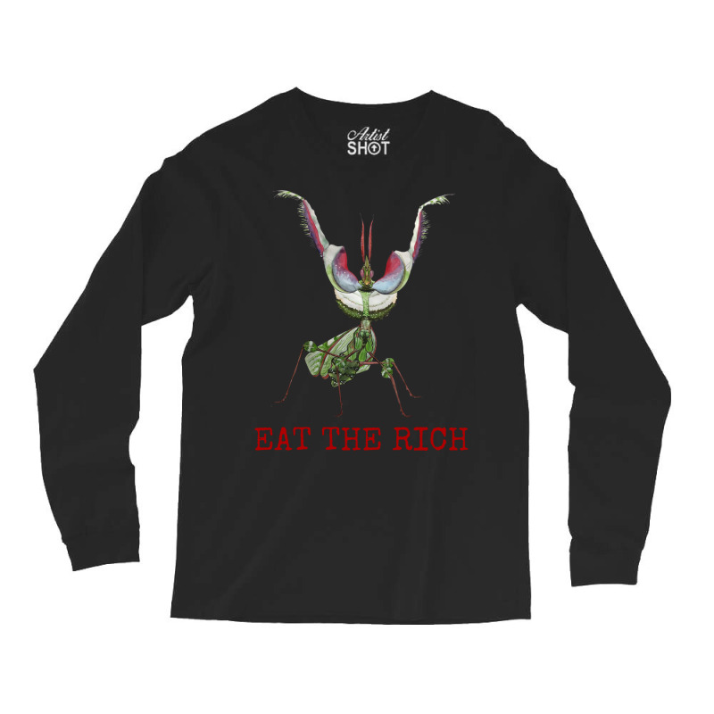 Eat The Rich Idolomantis Diabolica Devils Flower M Long Sleeve Shirts | Artistshot