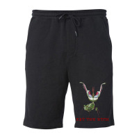 Eat The Rich Idolomantis Diabolica Devils Flower M Fleece Short | Artistshot