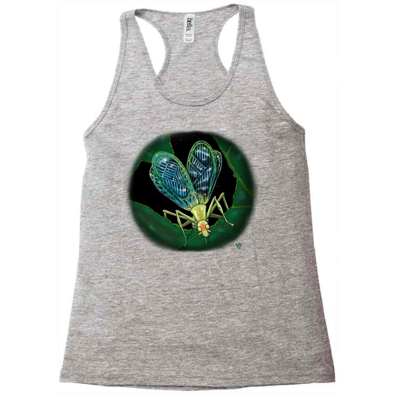 Green Heartsong From Narrowwinged Tree Cricket Quo Racerback Tank by kejaboant | Artistshot