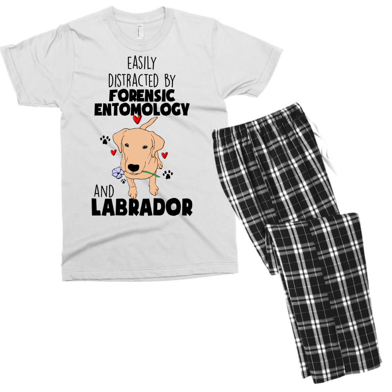 Forensic Entomology And Labrador Cute Men's T-shirt Pajama Set by knapetolamj | Artistshot