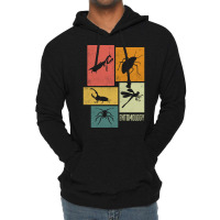 Entomology Entomologist Insects Silhouettes Blue Lightweight Hoodie | Artistshot