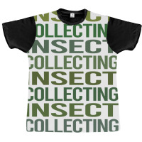 Green Text Insect Collecting Yellow Graphic T-shirt | Artistshot